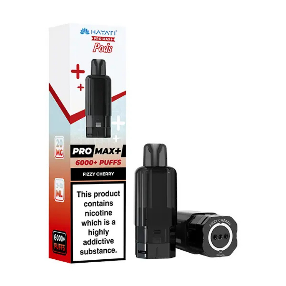 Hayati Pro Max Plus 6000 Prefilled Pods Fizzy Cherry