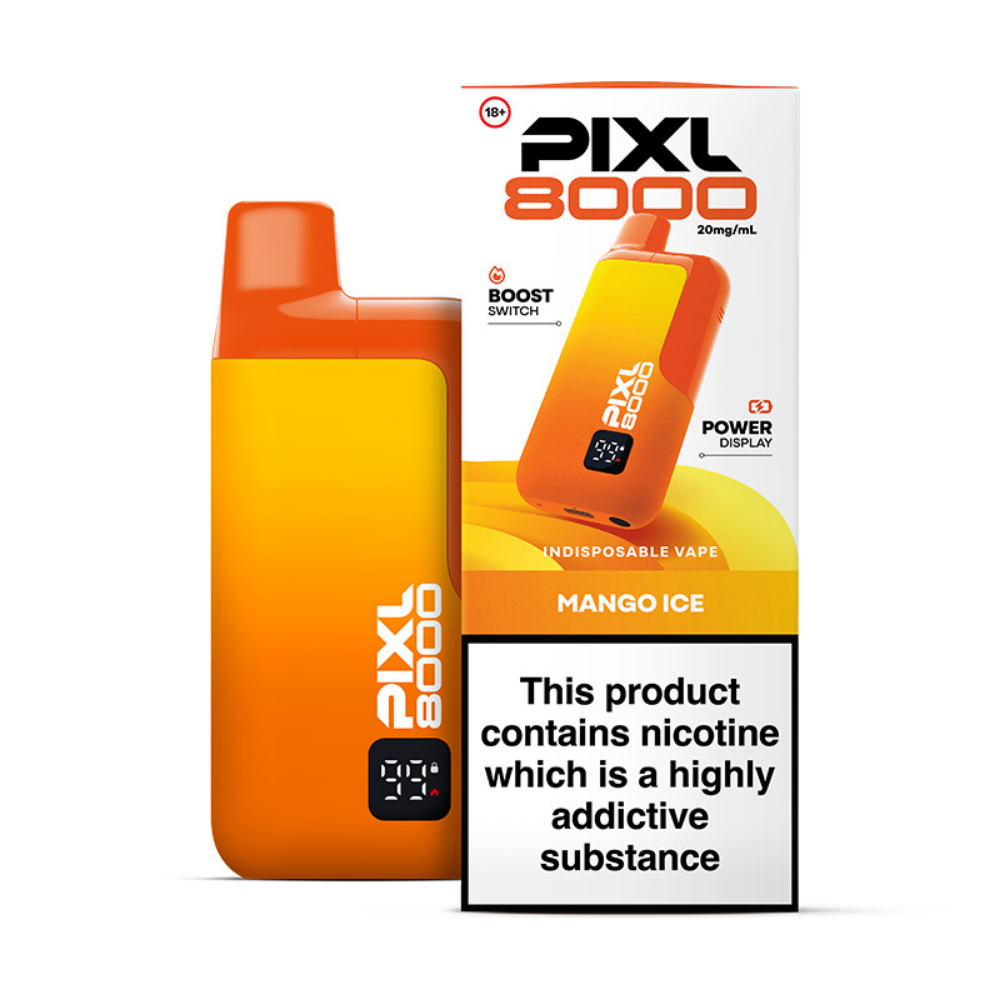Pixl 8000 Prefilled Pod Kit Mango Ice