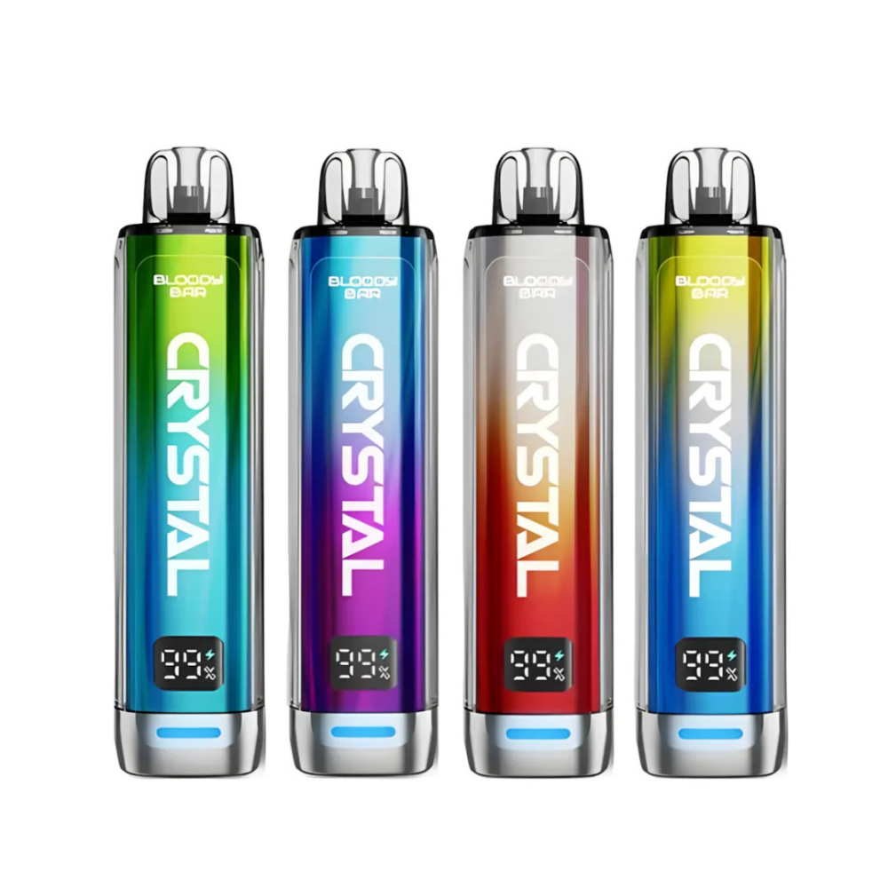 Bloody Bar Crystal 10K Prefilled Pod Kit Strawberry Raspberry