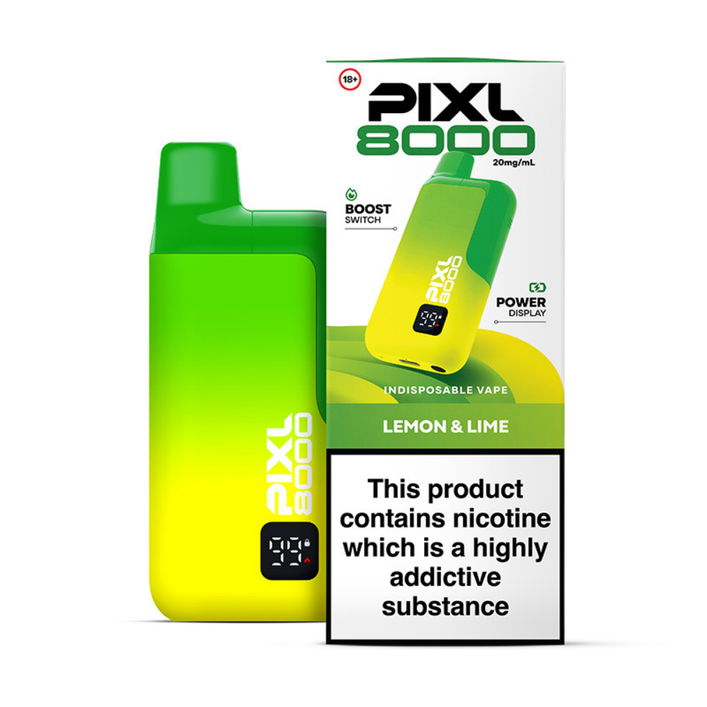 Pixl 8000 Prefilled Pod Kit Lemon & Lime