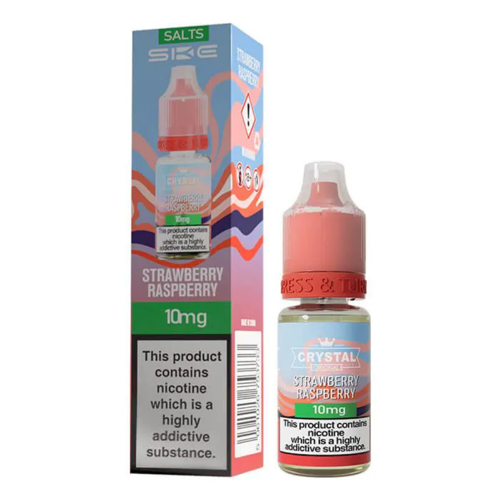 SKE Crystal Salts Strawberry Raspberry E Liquid 10ml