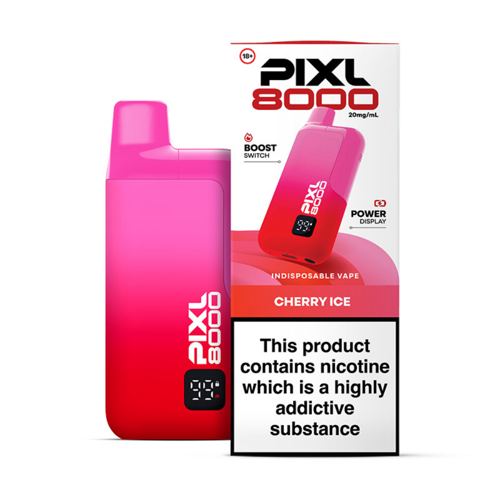 Pixl 8000 Prefilled Pod Kit Cherry Ice