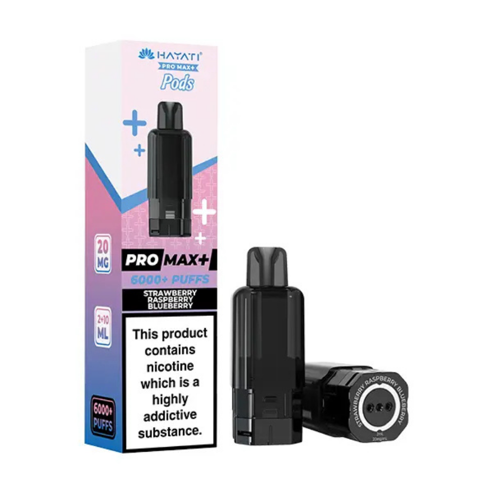 Hayati Pro Max Plus 6000 Prefilled Pod Strawberry Raspberry Blueberry