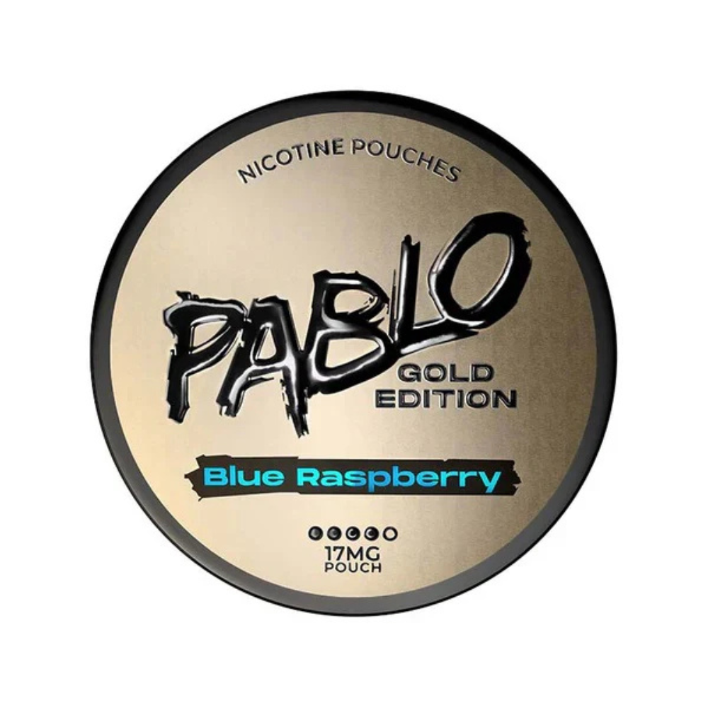 Blue Raspberry Gold Edition Nicotine Pouches By Pablo
