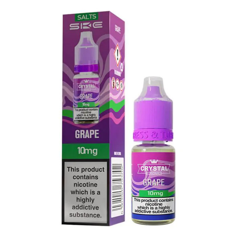 SKE Crystal Salts Grape E Liquid 10ml