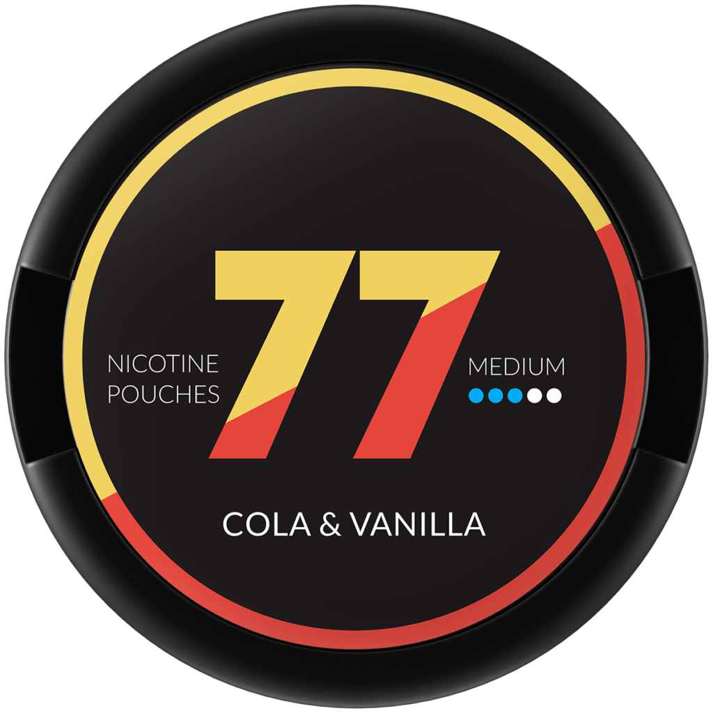77 Cola & Vanilla Nicotine Pouches - EUK