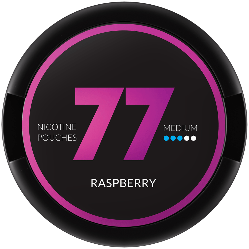 77 Raspberry Nicotine Pouches - EUK