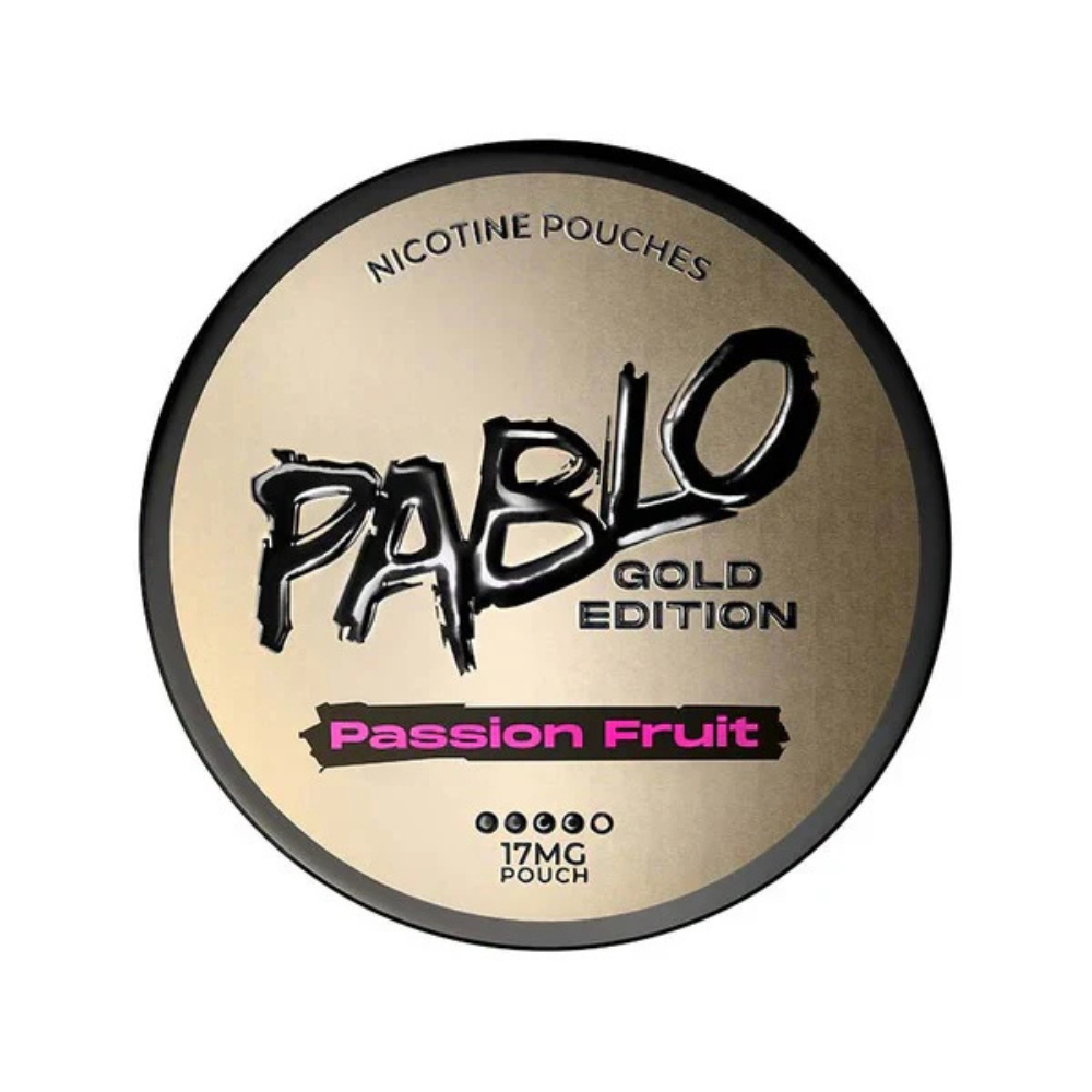 Passion Fruit Gold Edition Nicotine Pouches by Pablo