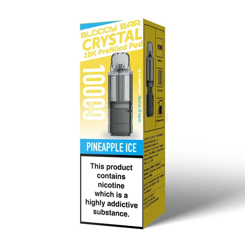 Bloody Bar Crystal 10K Prefilled Pod Pineapple Ice