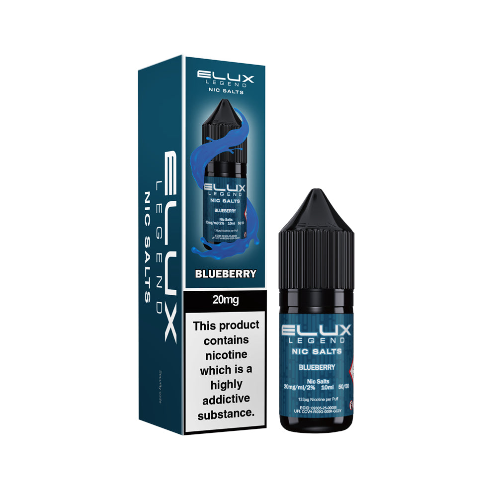 Elux Legend Nic Salt Blueberry E Liquid 10ml