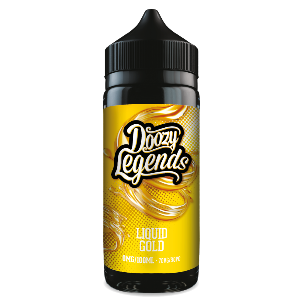 Doozy Legends 100ml E-Liquid Shortfill Liquid Gold