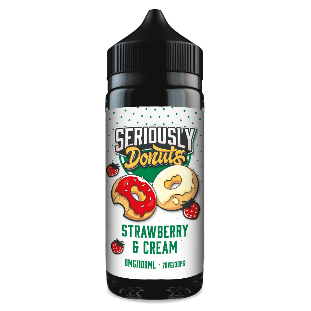 Doozy Seriously Donuts 100ml E-Liquid Shortfill Strawberry and Cream