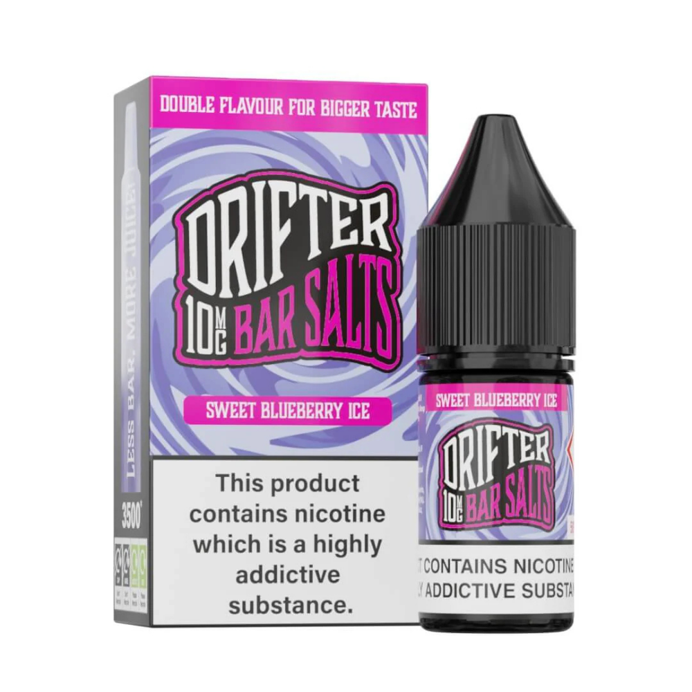 Drifter Bar Salt Nic Salt E Liquid Sweet Blueberry Ice