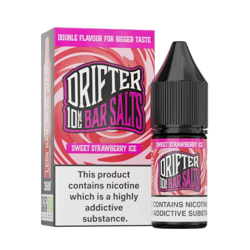 Drifter Bar Salt Nic Salt E Liquid Sweet Strawberry Ice