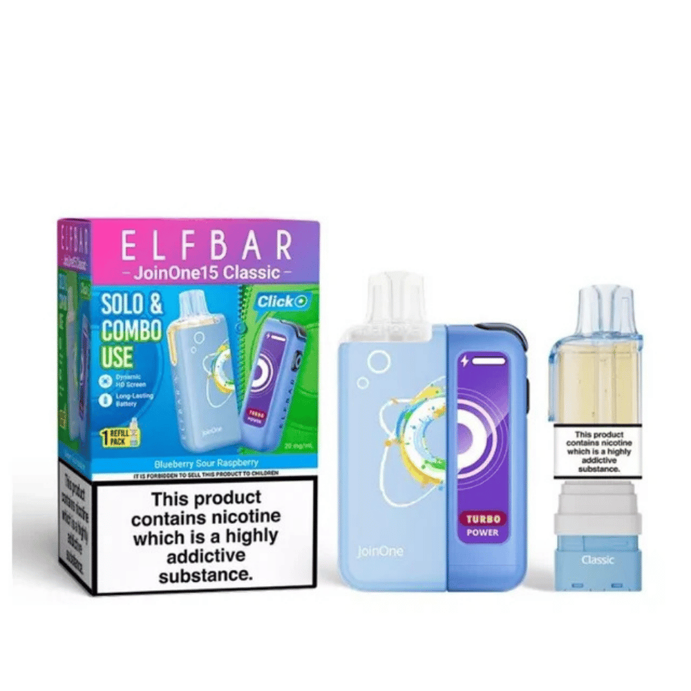 Elf Bar JoinOne15 Classic Prefilled Pod Kit Blueberry Sour Raspberry