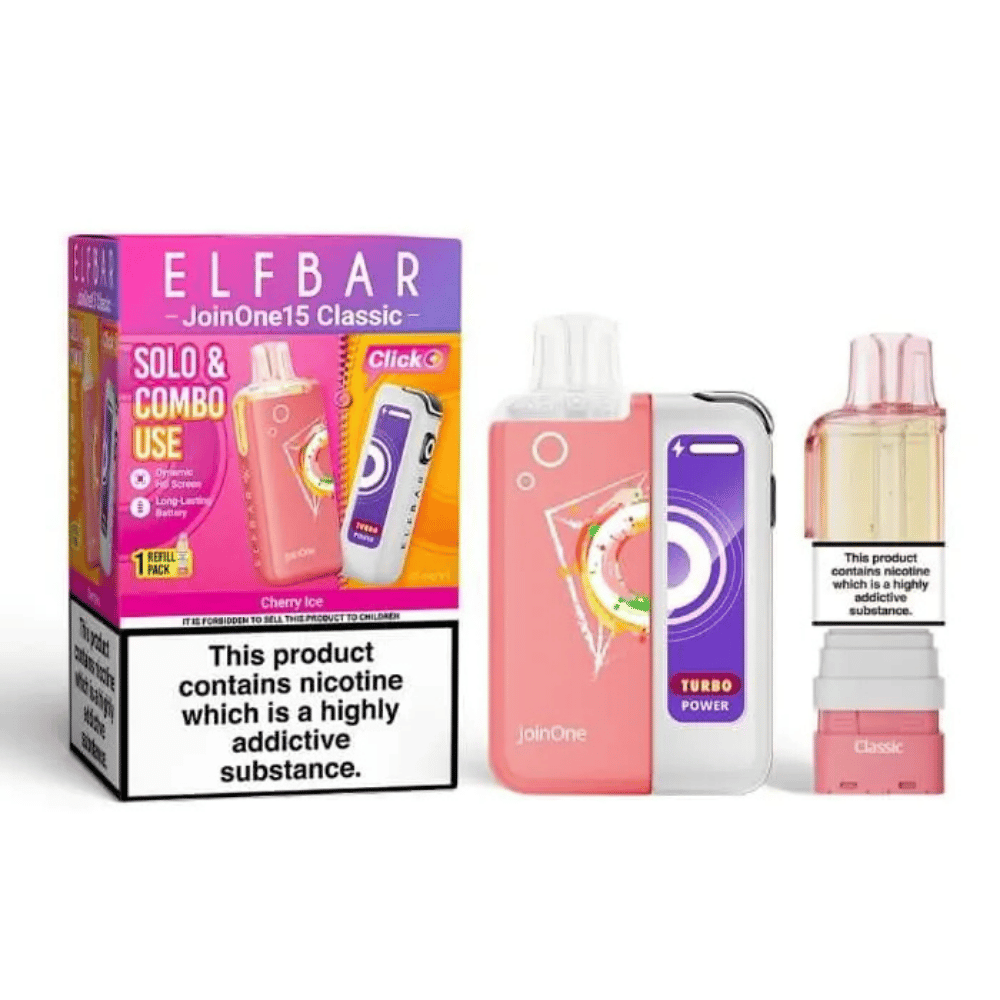 Elf Bar JoinOne15 Classic Prefilled Pod Kit Cherry Ice