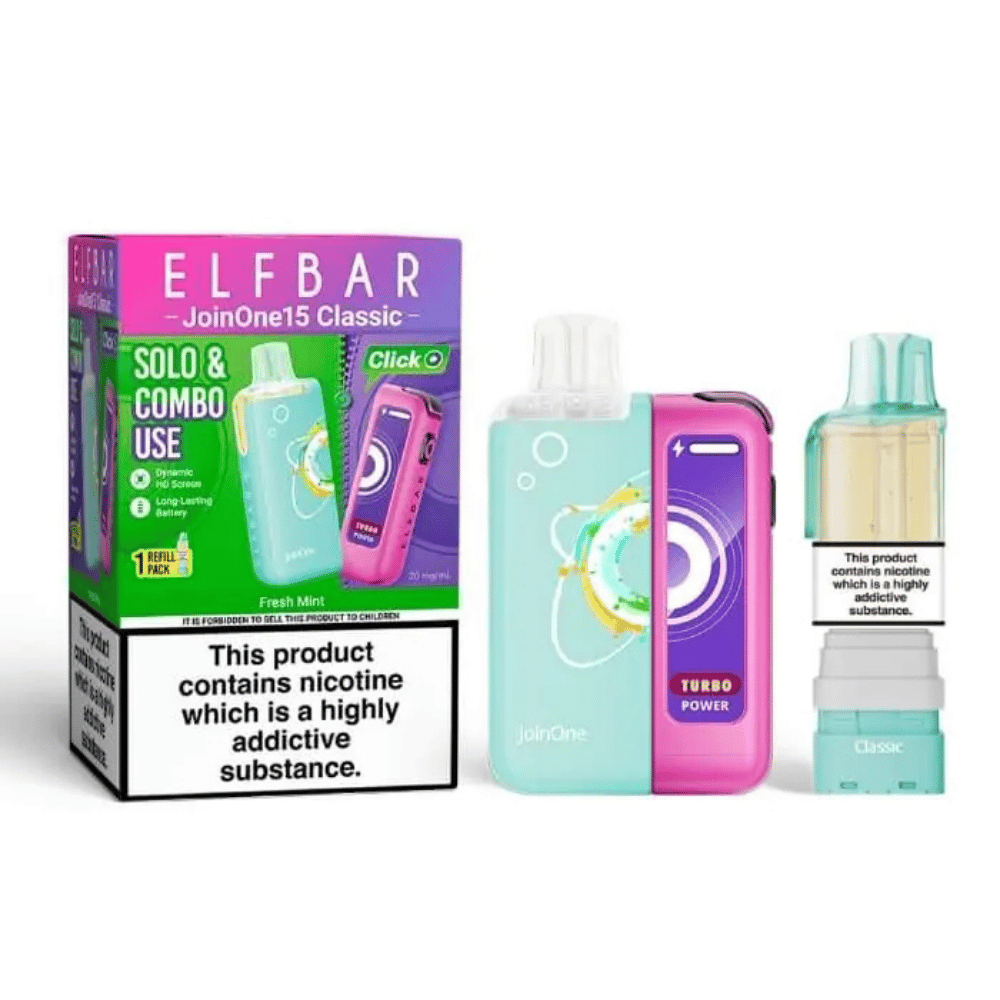 Elf Bar JoinOne15 Classic Prefilled Pod Kit Fresh Mint