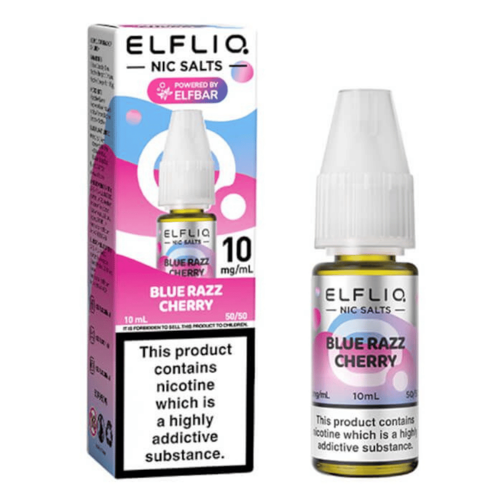 Elfliq Nic Salt E-Liquid 10ml Blue Razz Cherry
