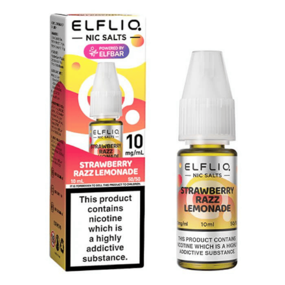 Elfliq Nic Salt E-Liquid 10ml Strawberry Razz Lemonade