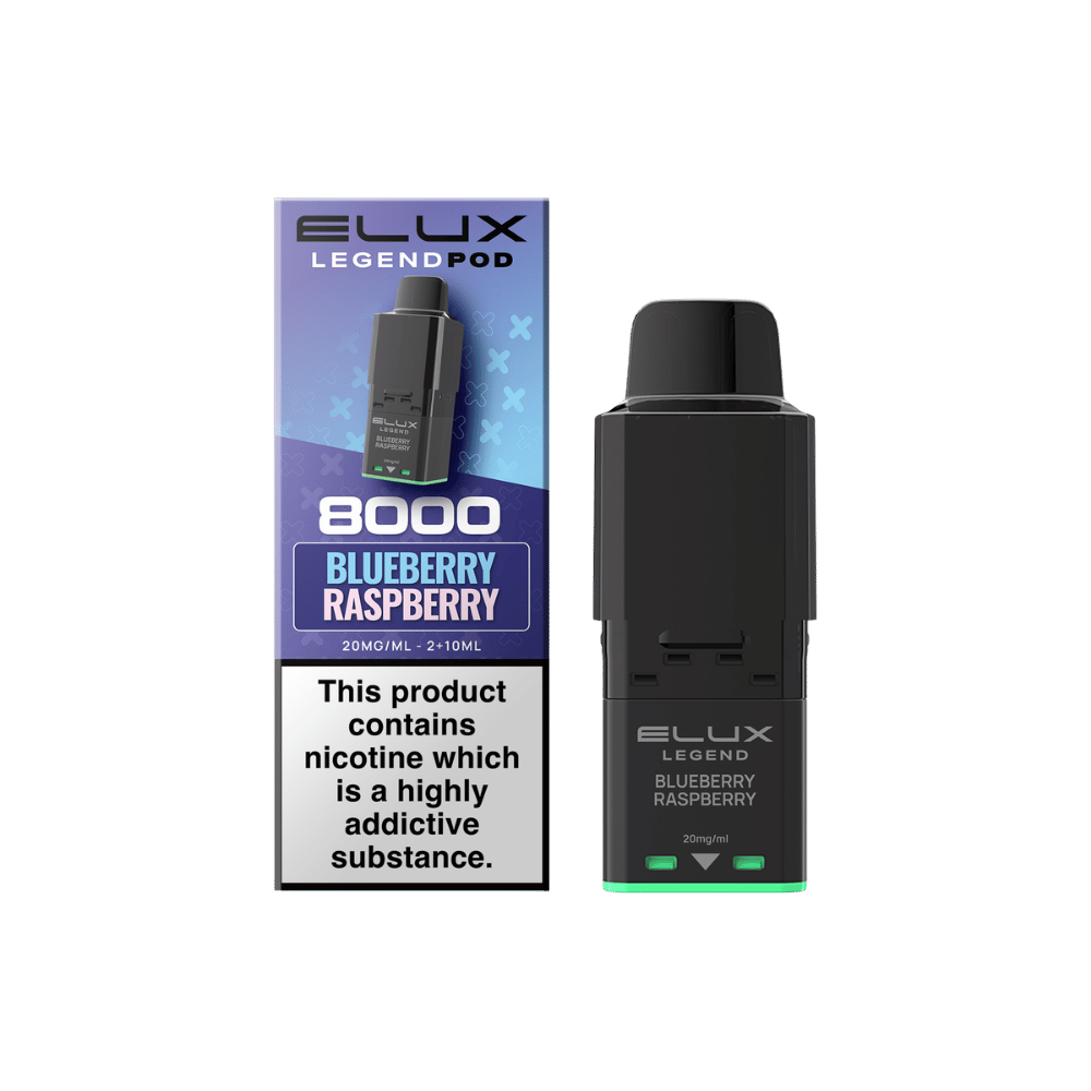 Elux Legend 8000 Prefilled Pod Blueberry Raspberry
