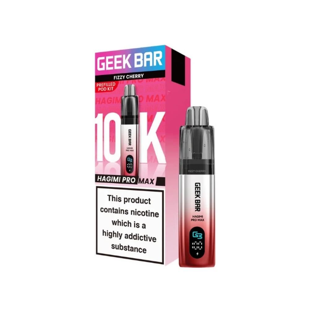 Geek Bar Hagimi Pro Max 10K Prefilled Pod Kit Fizzy Cherry