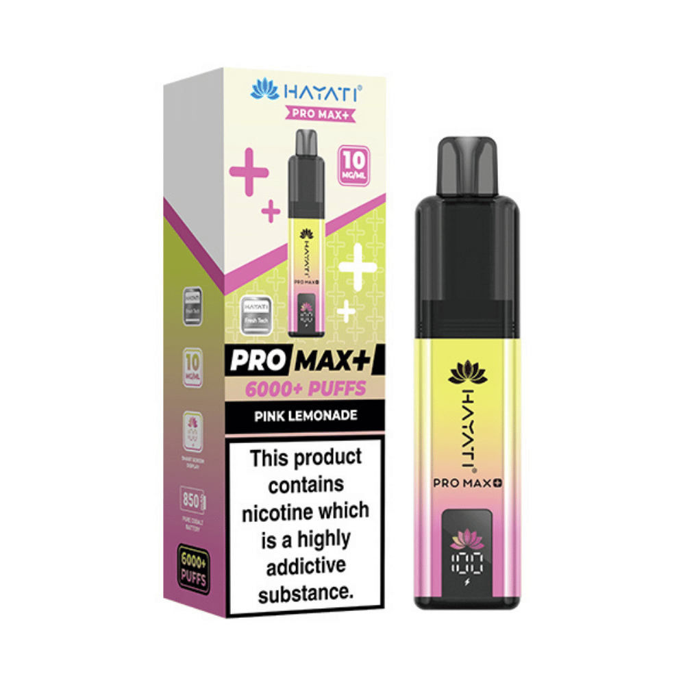 Hayati Pro Max Plus 6000 Puffs 10mg Pink Lemonade