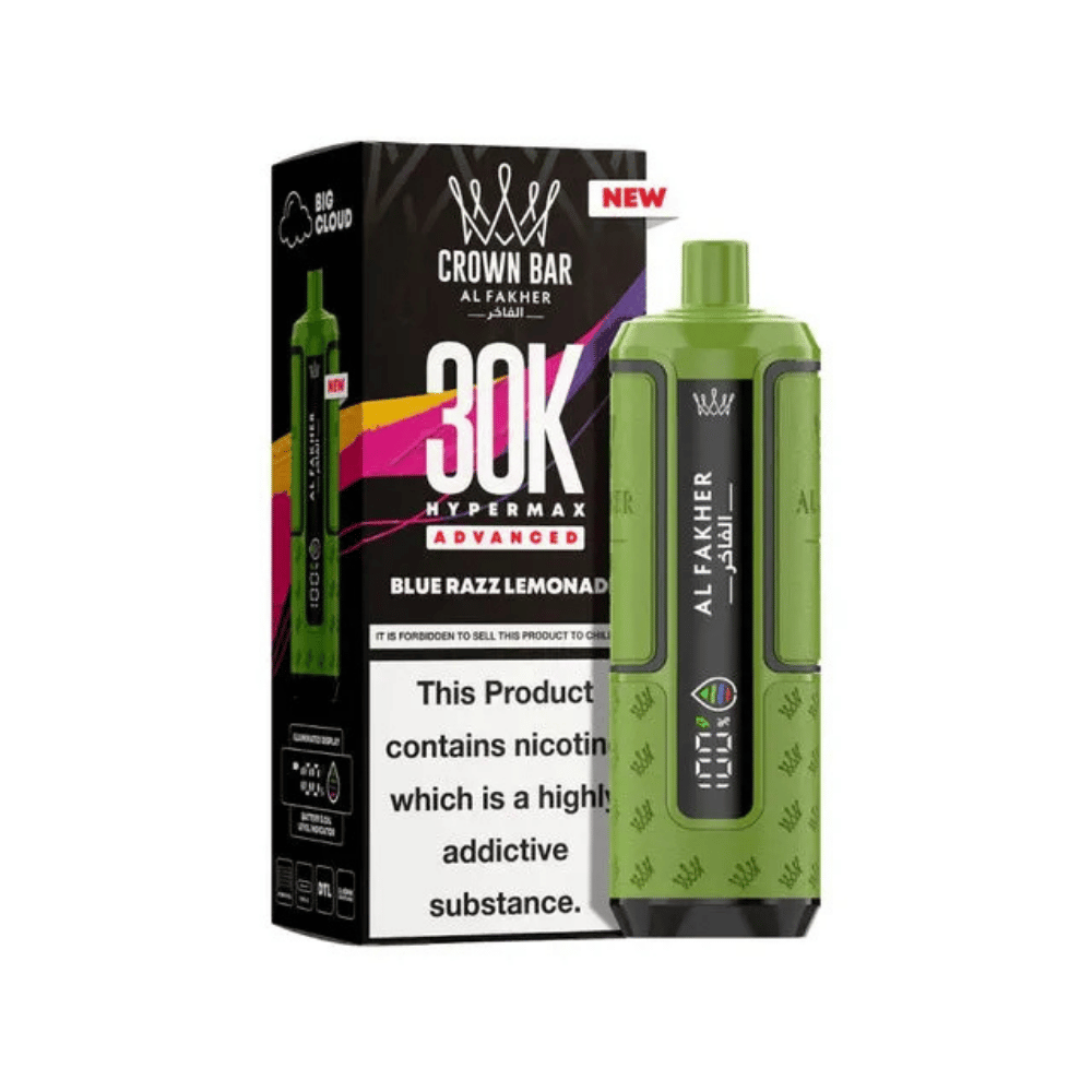 Al Fakher 30K Hypermax Prefilled Pod Kit Blue Razz Lemonade - EUK