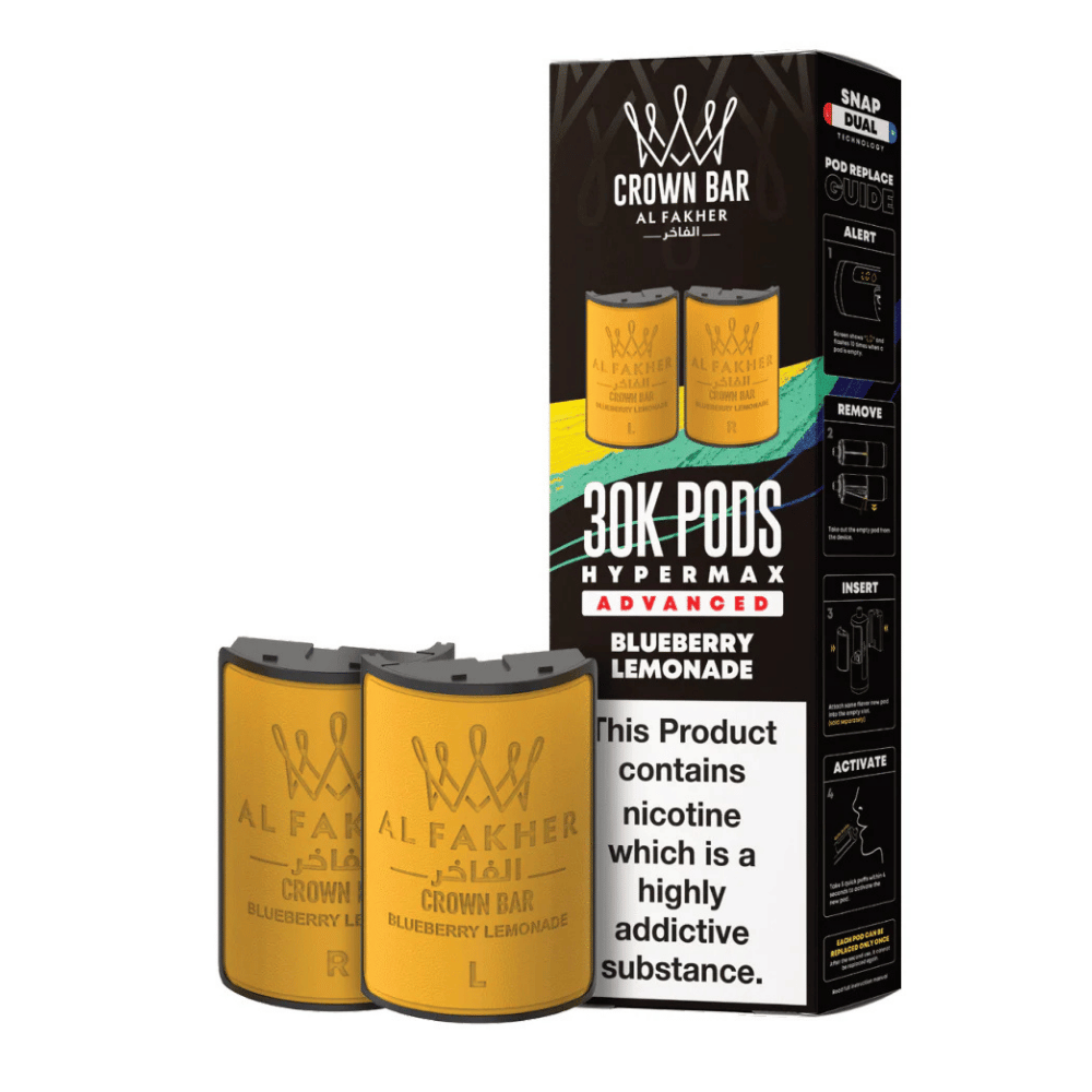 Al Fakher 30k Hypermax Prefilled Pods Blueberry Lemonade - EUK