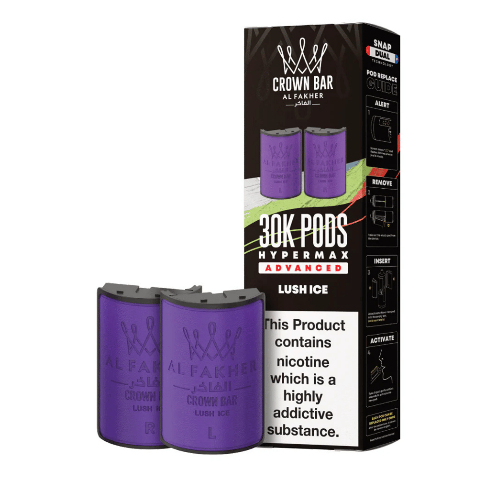 Al Fakher 30k Hypermax Prefilled Pods Lush Ice - EUK