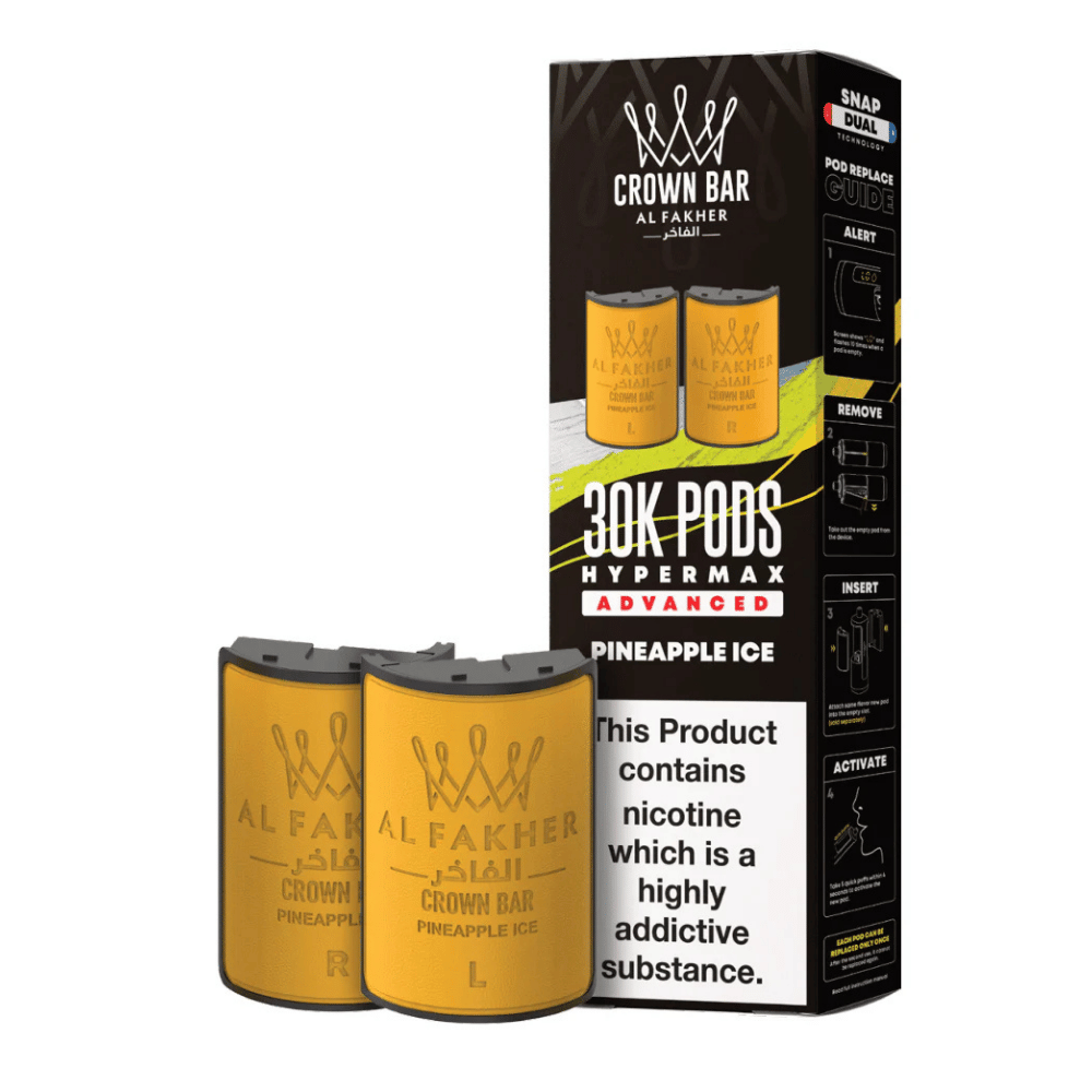 Al Fakher 30k Hypermax Prefilled Pods Pineapple Ice - EUK