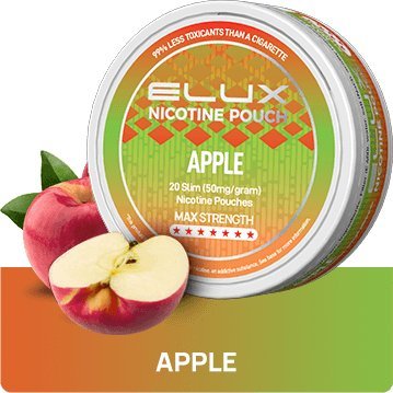 Apple Nicotine Pouches By Elux - EUK