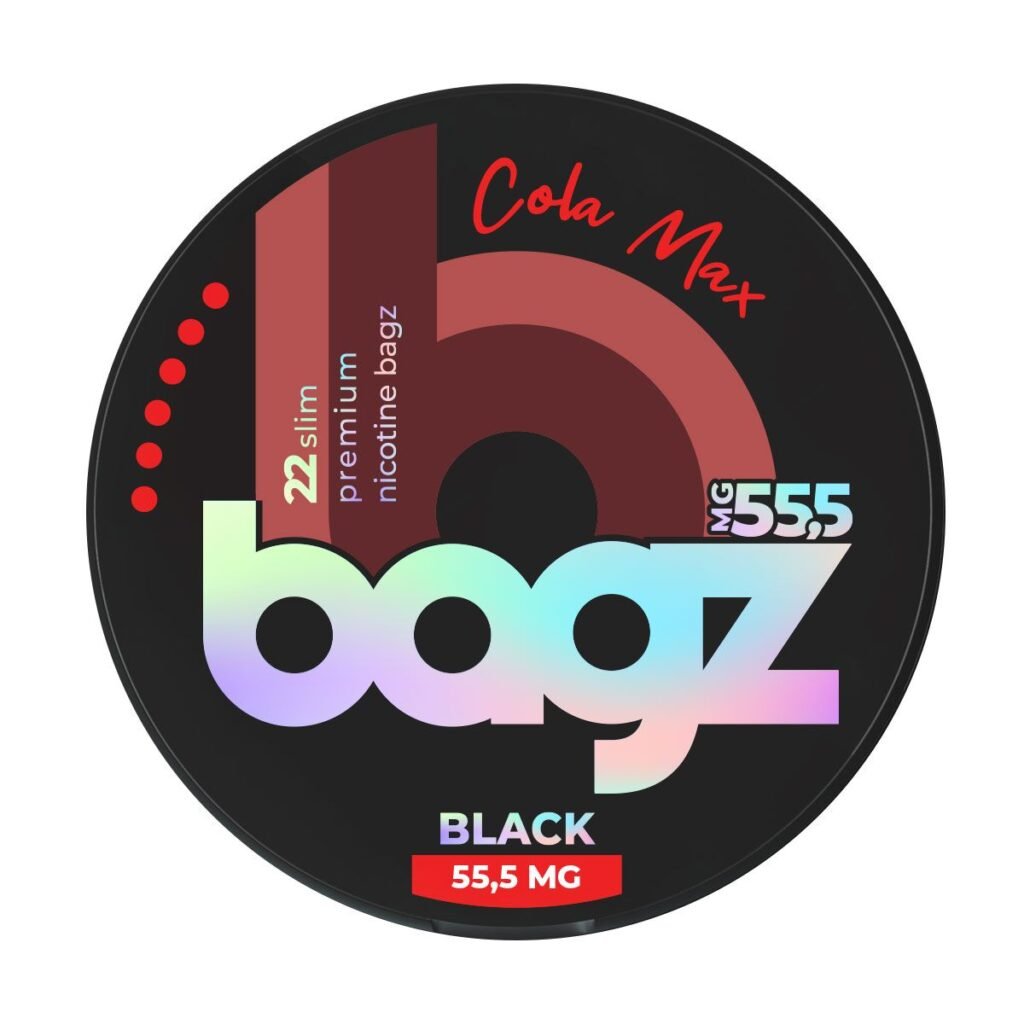 Bagz Black Cola Max Nicotine Pouches - EUK