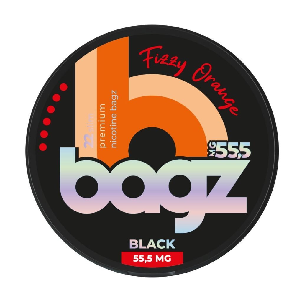 Bagz Black Fizzy Orange Nicotine Pouches - EUK
