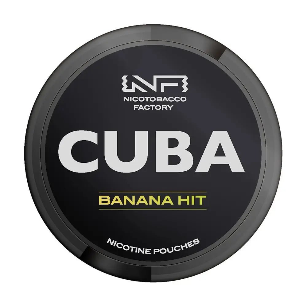 Banana Hit Nicotine Pouches by Cuba Black - EUK