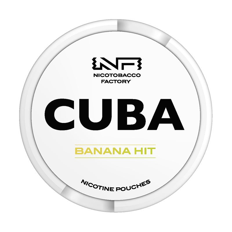 Banana Hit Nicotine Pouches by Cuba White 16mg - EUK