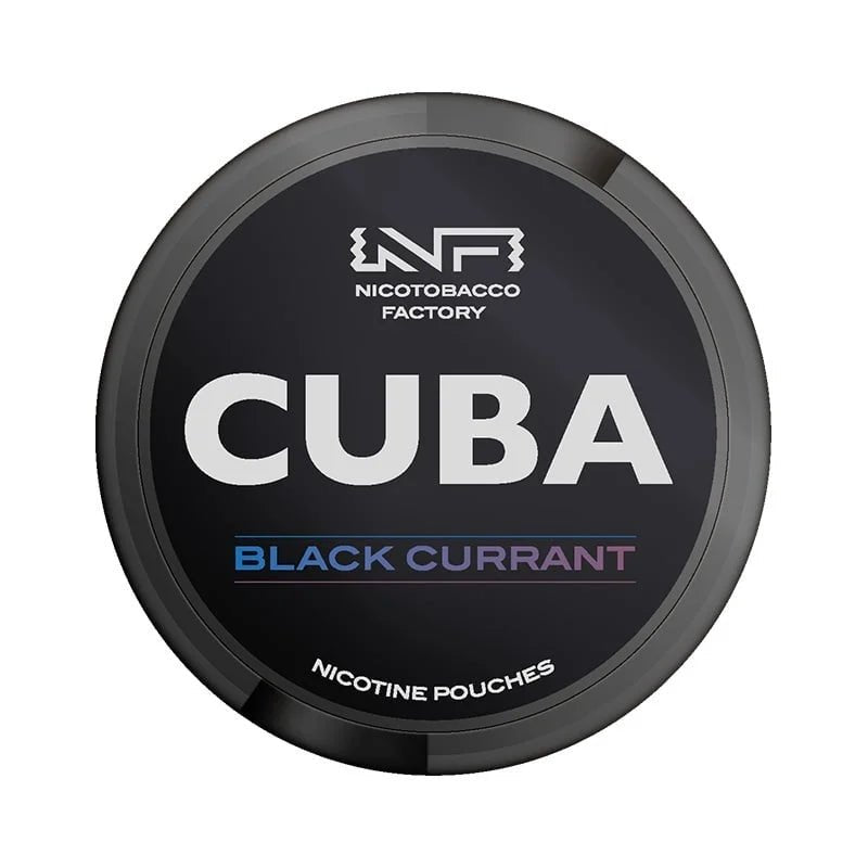 Black Currant Nicotine Pouches by Cuba Black - EUK