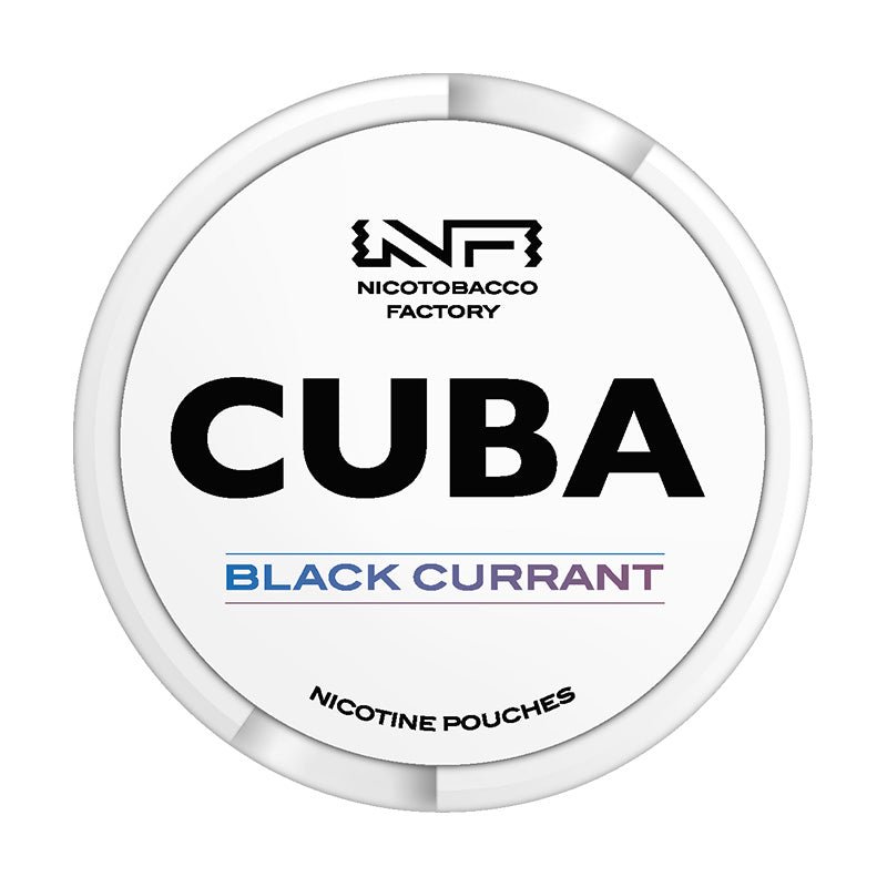 Black Currant Nicotine Pouches by Cuba White 16mg - EUK