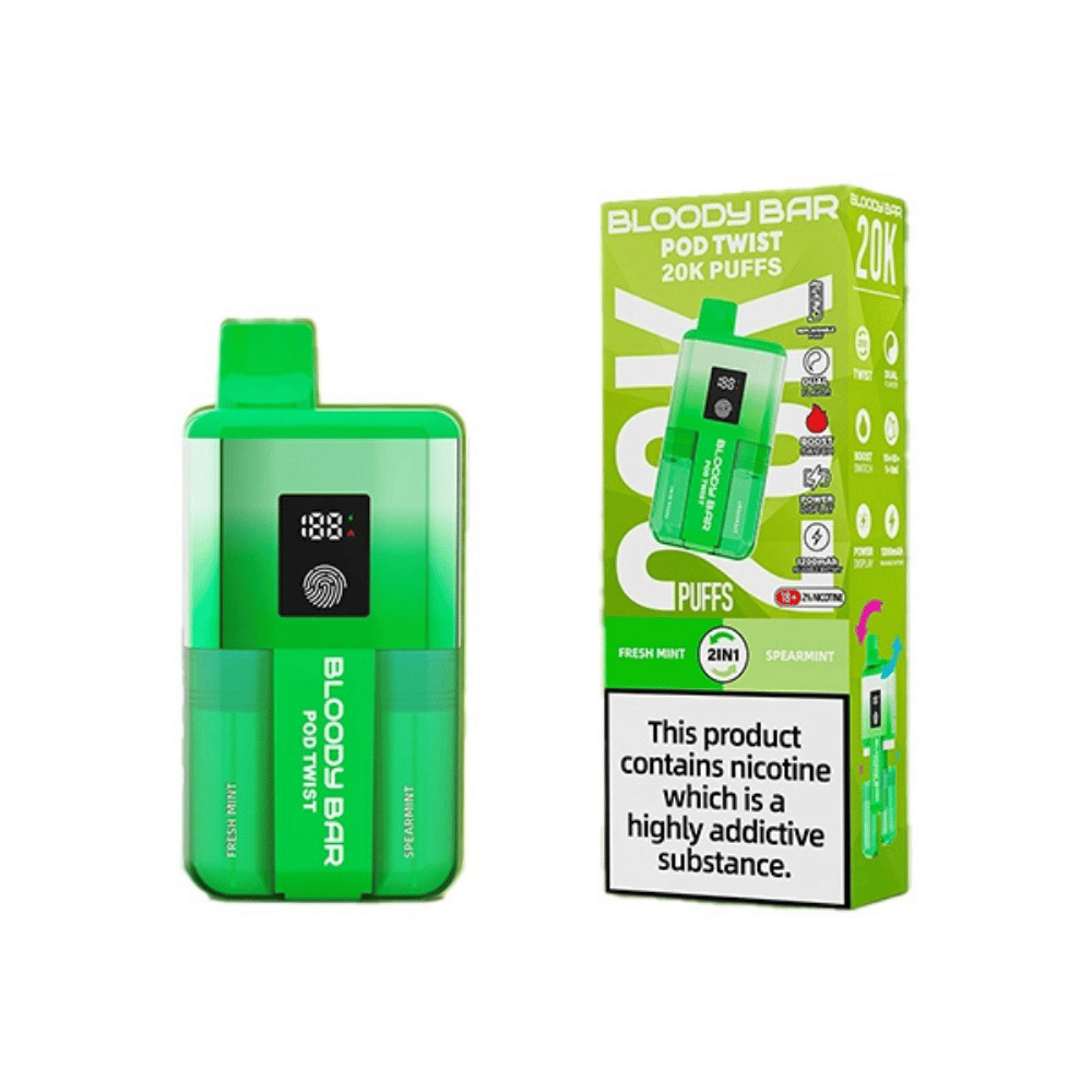 Bloody Bar 20K Prefilled Pod Kit Fresh Mint / Spearmint - EUK