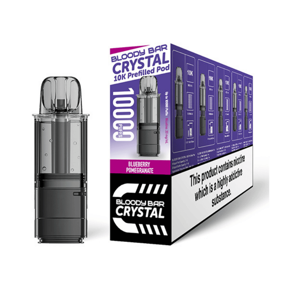 Bloody Bar Crystal 10K Blueberry Pomegranate Prefilled Pod - EUK