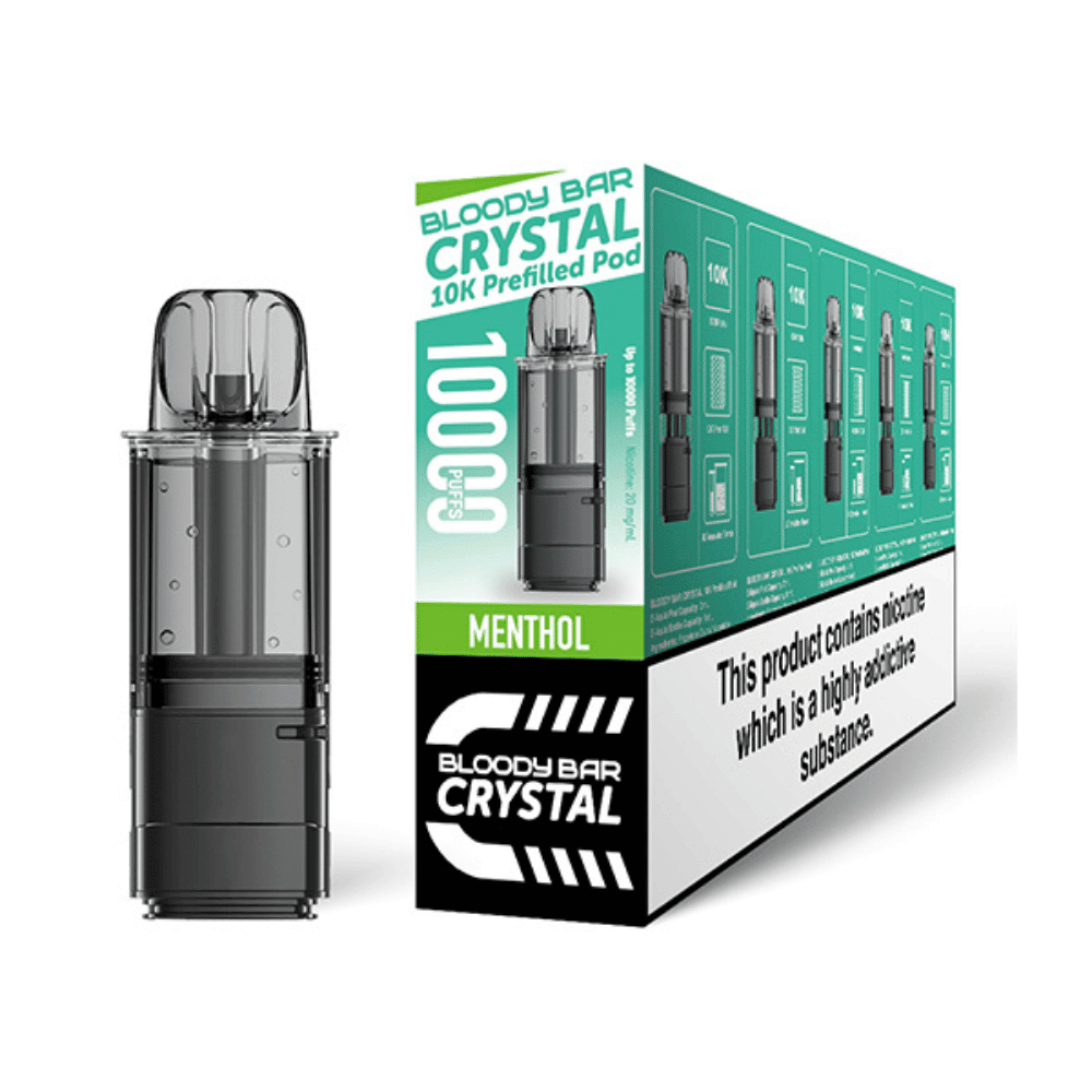 Bloody Bar Crystal 10K Menthol Prefilled Pod - EUK