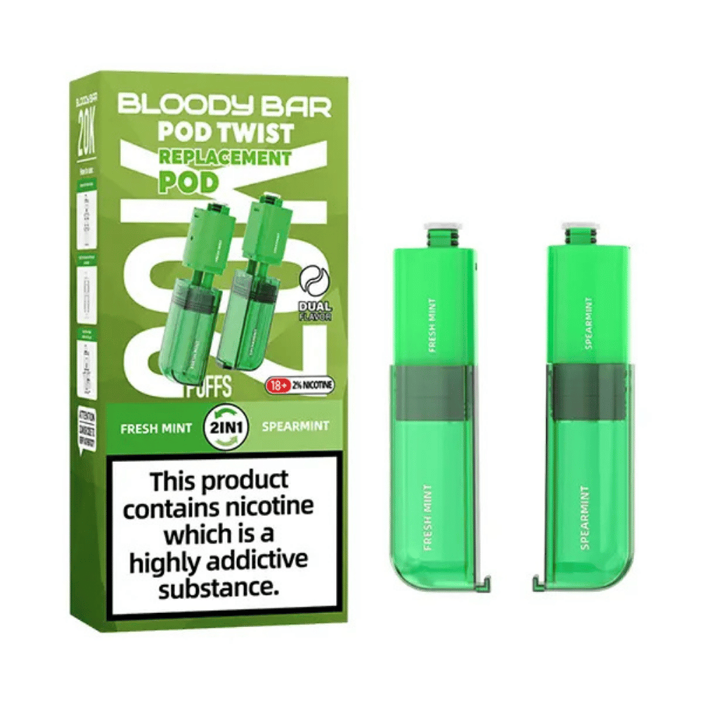 Bloody Bar Pod Twist 20K Prefilled Pod Fresh Mint / Spearmint - EUK
