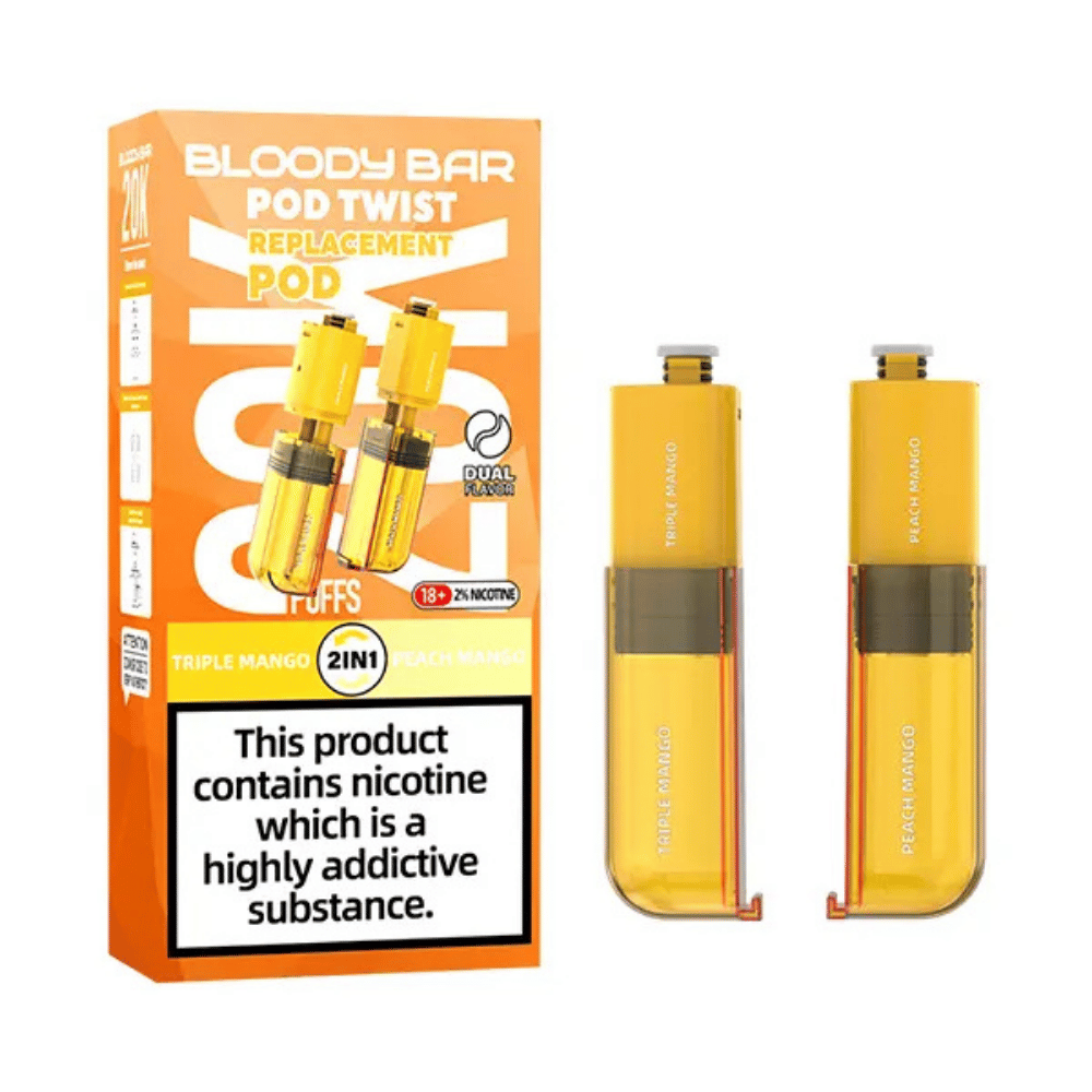 Bloody Bar Pod Twist 20K Prefilled Pod Triple Mango / Peach Mango - EUK