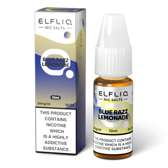 Blue Razz Lemonade Elf Bar Elfliq Nic Salt E - Liquid - EUK
