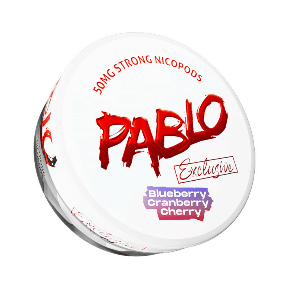 Blueberry Cherry Cranberry Exclusive Nicotine Pouches by Pablo - EUK