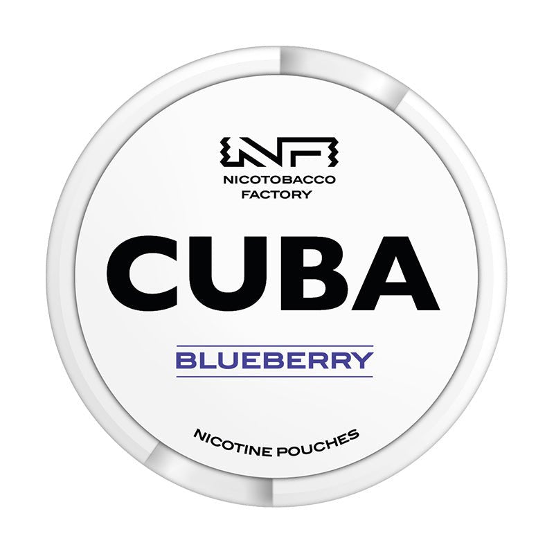 Blueberry Nicotine Pouches by Cuba White 16mg - EUK