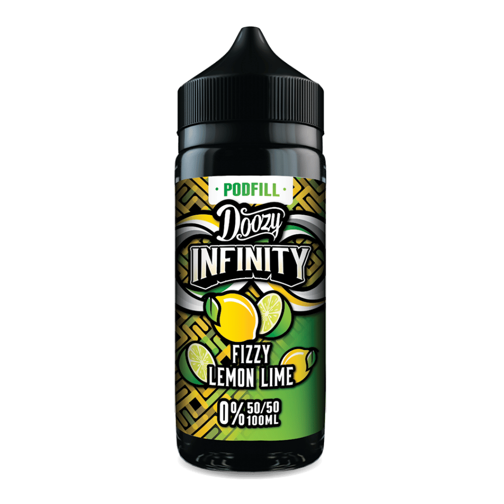 Doozy Infinity 100ml Shortfill E - Liquid 50VG Fizzy Lemon Lime - EUK