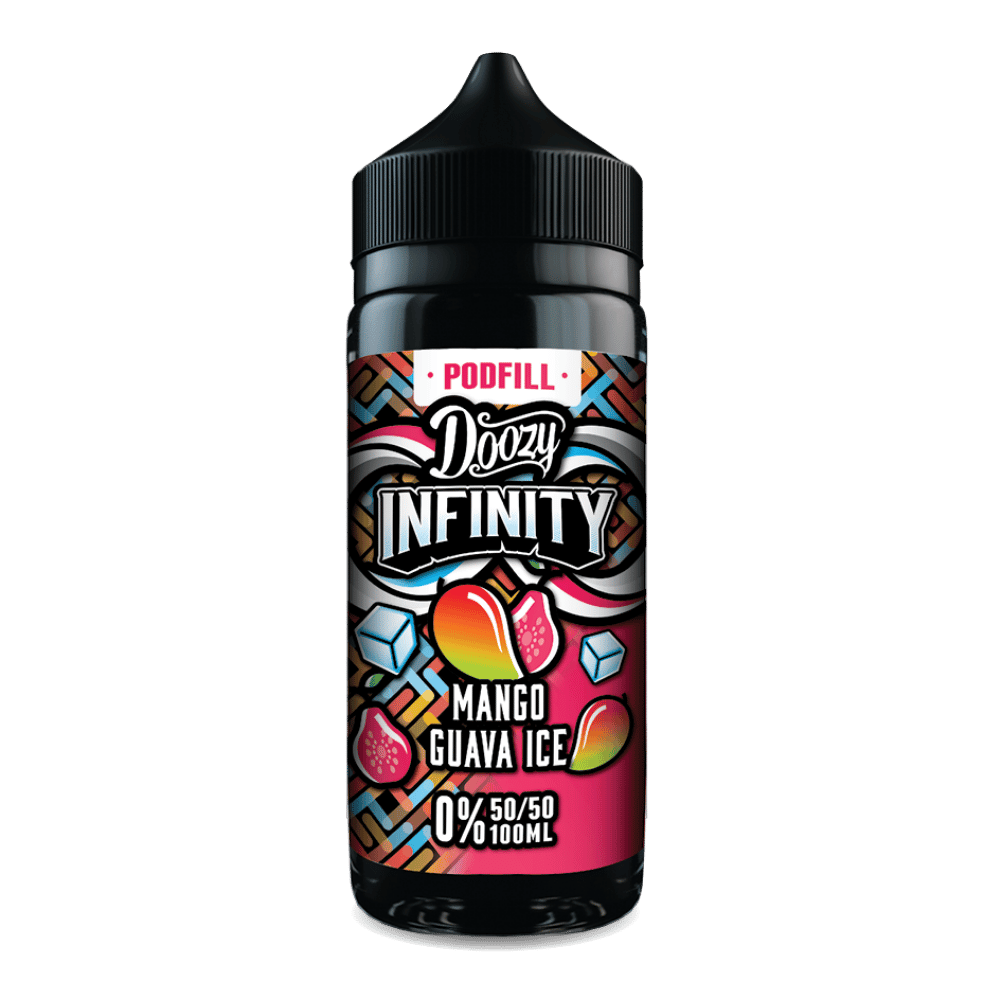 Doozy Infinity 100ml Shortfill E - Liquid 50VG Mango Guava Ice - EUK