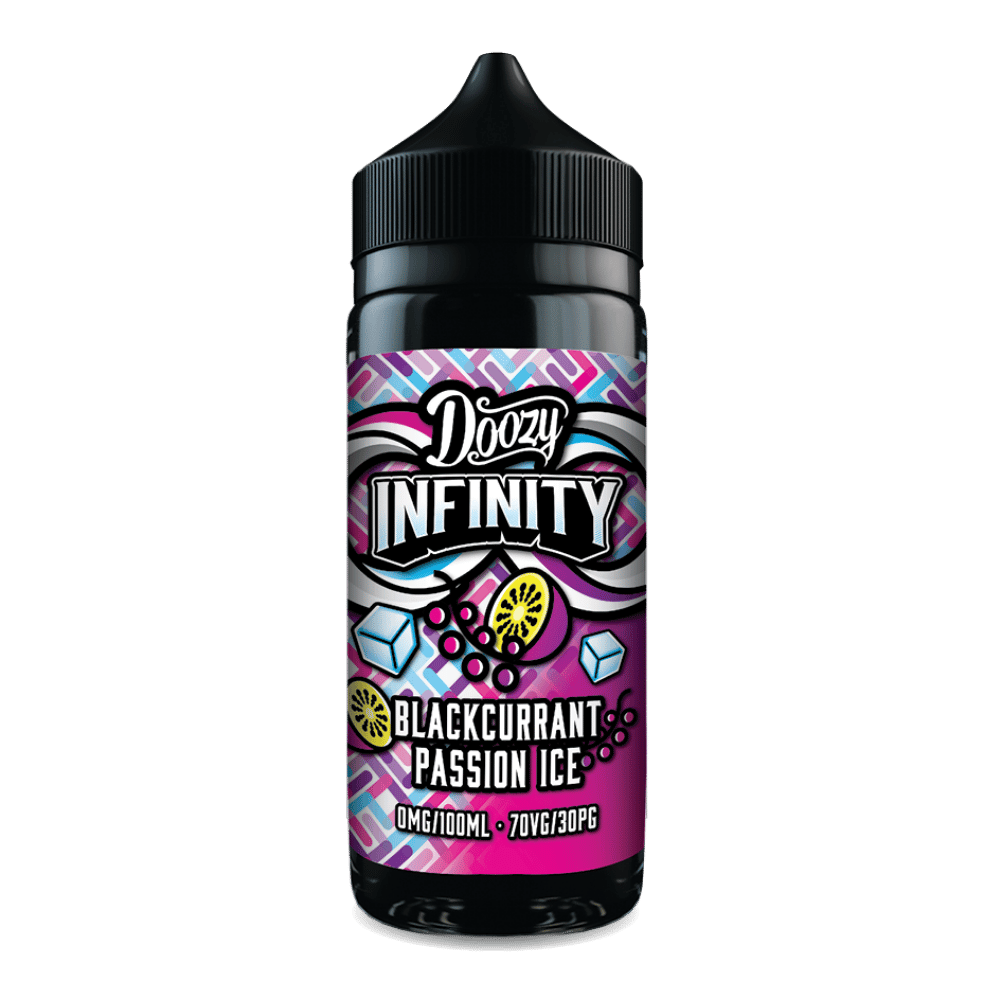 Doozy Infinity 100ml Shortfill E - Liquid Blackcurrant Passion Ice - EUK