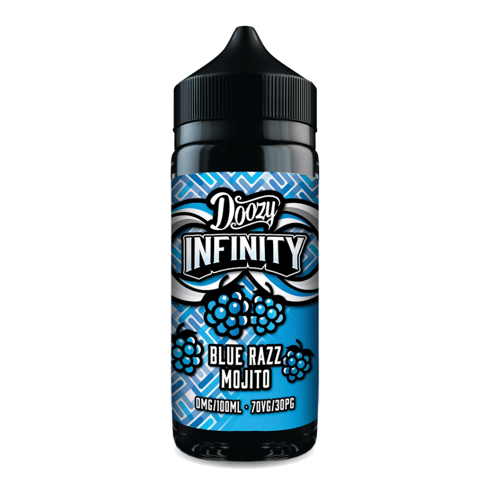 Doozy Infinity 100ml Shortfill E - Liquid Blue Razz Mojito - EUK