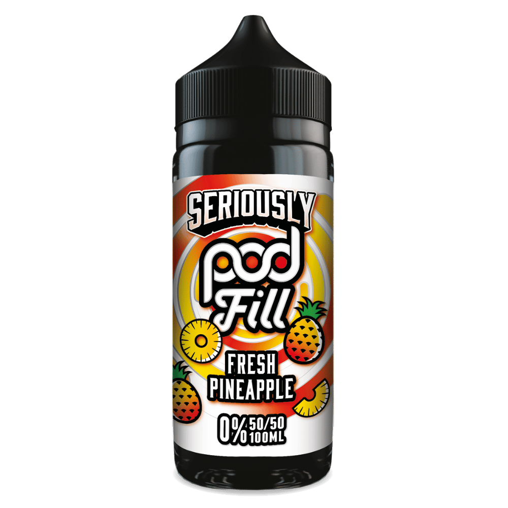 Doozy Pod Fill 100ml E - Liquid Shortfill Fresh Pineapple - EUK